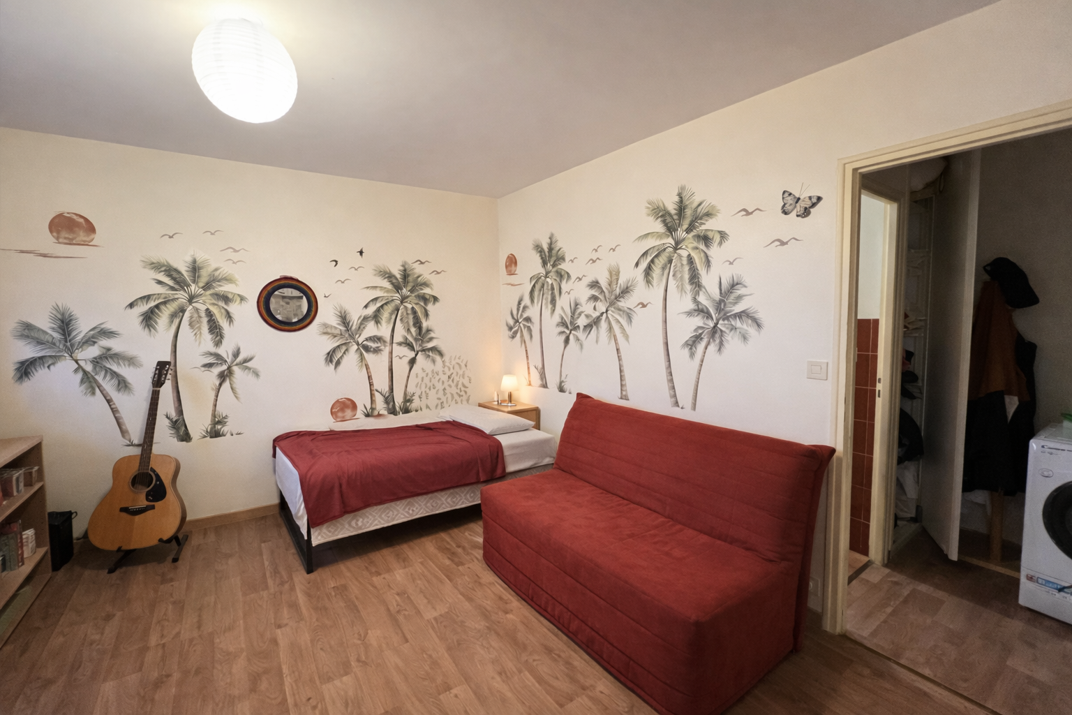 Studio a louer en rez de chaussée avec locataire en place q